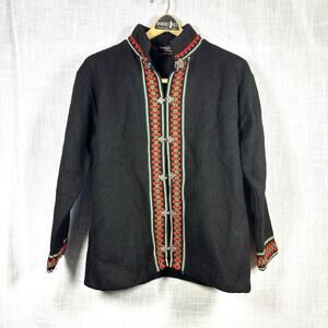 Vintage Wapp 100% Wool Norwegian OA DEVOLOS Sweater With Berlin Patch